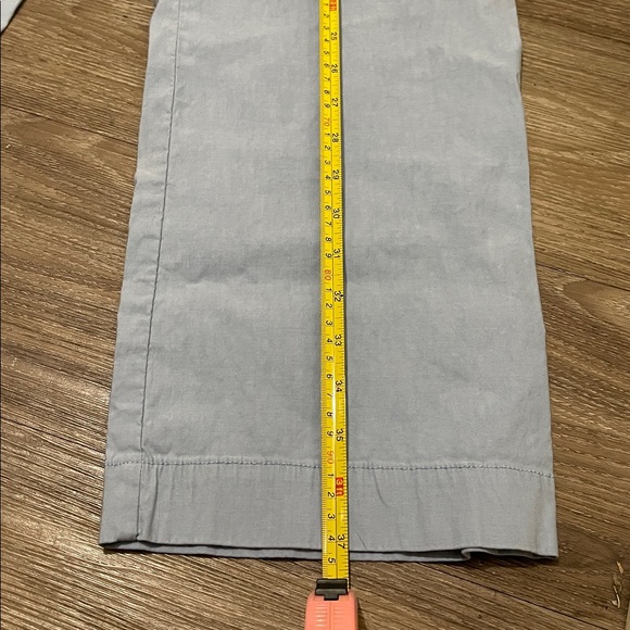 Anthropologie The Colette Cropped Wide-Leg Pants Light Blue Pants Maeve Size:4 - Picture 10 of 10